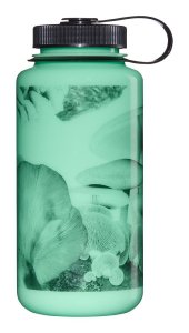 Nalgene Wide Mouth 1l Glow/Black Mushrooms