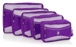 Heys Eco Packing Cube 5pc Set II Purple