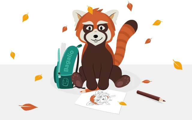concours automne coloré avec le panda