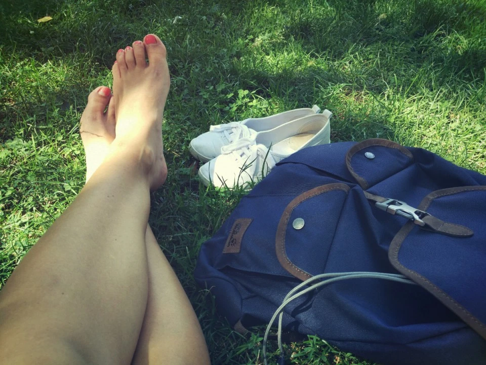Détente dans le parc