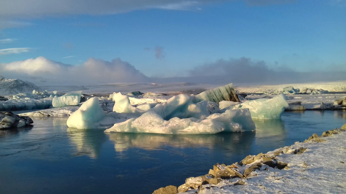 Lagune Jökulsárlón - Islande