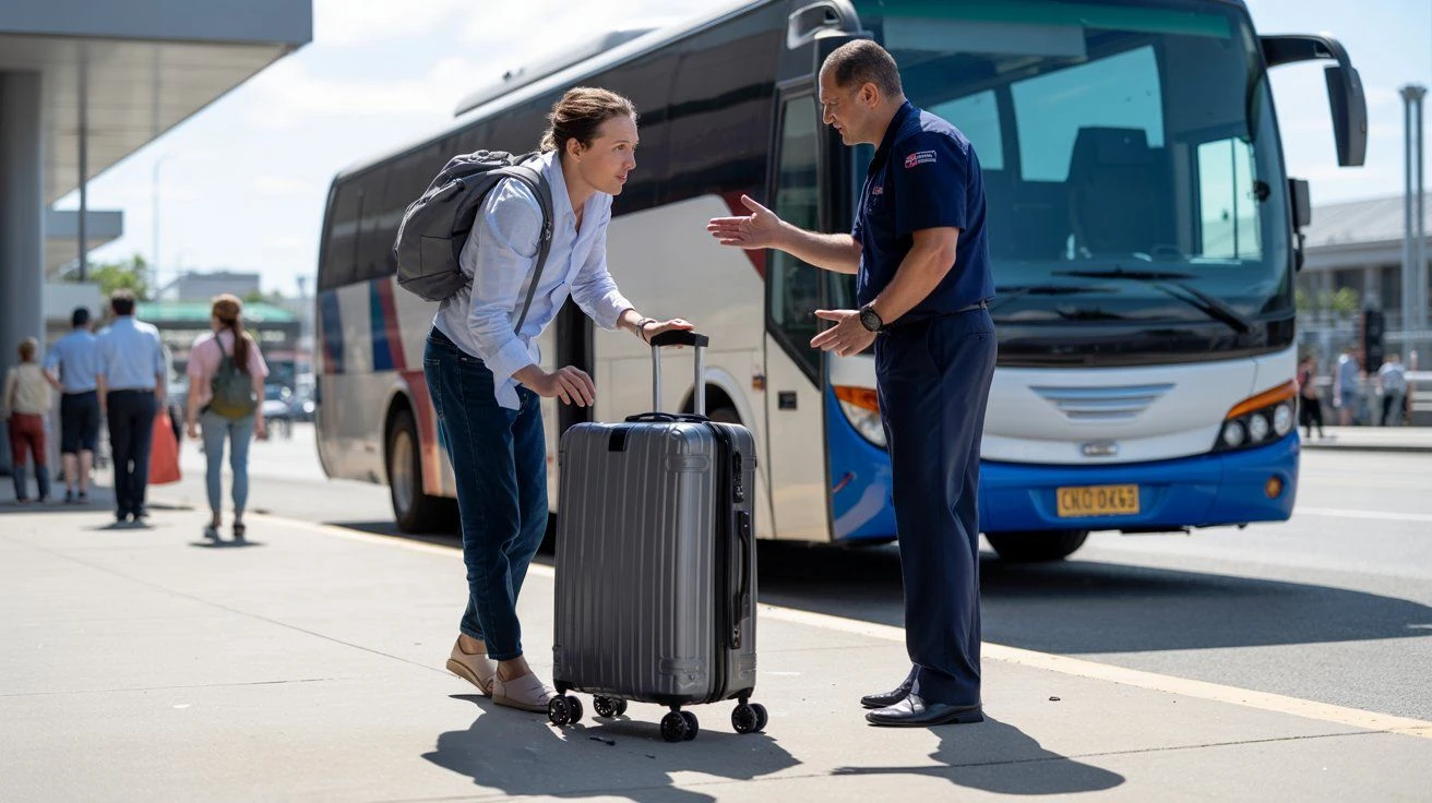 Comment réclamer pour une valise endommagée par un transporteur en autocar